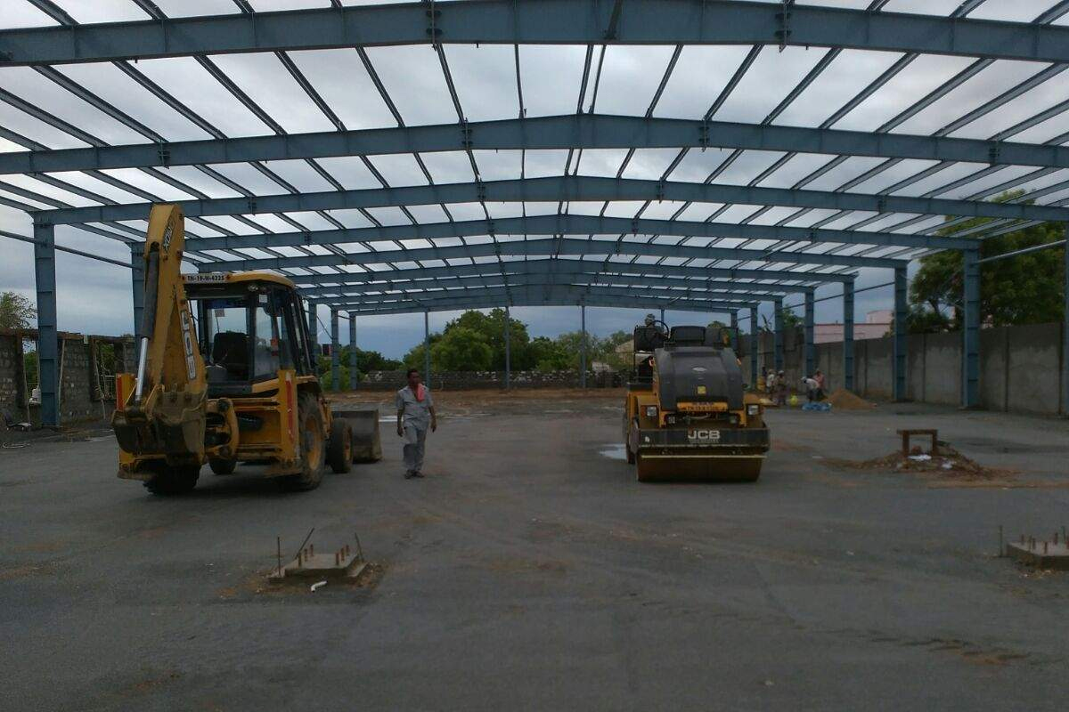 Warehouse Shed in Chennai,Peb Structure Fabrication and Erection in Chennai
