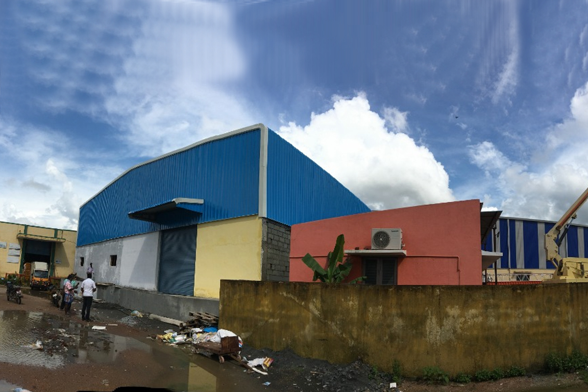 Warehouse Shed in Chennai,Peb Structure Fabrication and Erection in Chennai