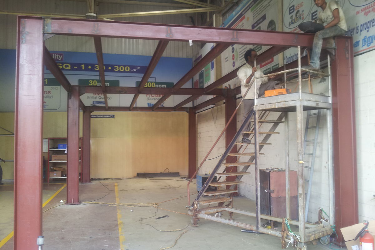 Warehouse Shed in Chennai,Peb Structure Fabrication and Erection in Chennai
